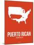 Puerto Rican America Poster 3-NaxArt-Mounted Art Print