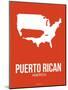 Puerto Rican America Poster 3-NaxArt-Mounted Art Print