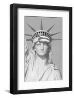 Puerto Rican Flag on Statue of Liberty-null-Framed Photographic Print