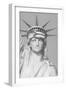 Puerto Rican Flag on Statue of Liberty-null-Framed Photographic Print