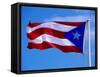 Puerto Rican Flag, San Juan, Puerto Rico-John Elk III-Framed Stretched Canvas