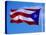 Puerto Rican Flag, San Juan, Puerto Rico-John Elk III-Stretched Canvas