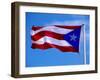 Puerto Rican Flag, San Juan, Puerto Rico-John Elk III-Framed Photographic Print