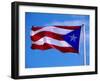 Puerto Rican Flag, San Juan, Puerto Rico-John Elk III-Framed Photographic Print