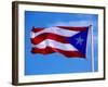 Puerto Rican Flag, San Juan, Puerto Rico-John Elk III-Framed Photographic Print