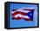 Puerto Rican Flag, San Juan, Puerto Rico-John Elk III-Framed Stretched Canvas