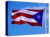 Puerto Rican Flag, San Juan, Puerto Rico-John Elk III-Stretched Canvas