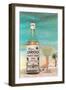 Puerto Rican Rum and Daiquiri, Retro-null-Framed Art Print