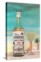 Puerto Rican Rum and Daiquiri, Retro-null-Stretched Canvas