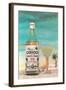 Puerto Rican Rum and Daiquiri, Retro-null-Framed Art Print