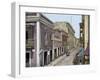 Puerto Rico,Calle de San José y Palacio de La Intendencia, La Ilustracion E-L. Urgellés-Framed Giclee Print