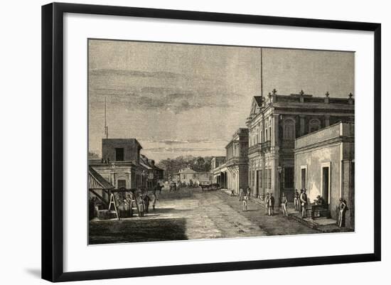 Puerto Rico. Mayaquez City. by Traver La Ilustracion Espanola Y Americana, 1889-null-Framed Giclee Print