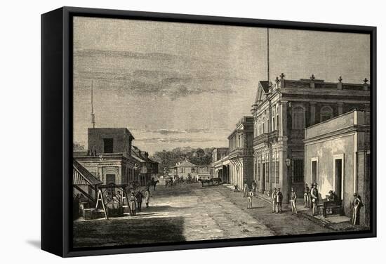 Puerto Rico. Mayaquez City. by Traver La Ilustracion Espanola Y Americana, 1889-null-Framed Stretched Canvas