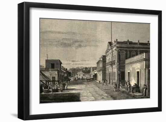 Puerto Rico. Mayaquez City. by Traver La Ilustracion Espanola Y Americana, 1889-null-Framed Giclee Print