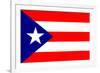 Puerto Rico National Flag-null-Framed Art Print