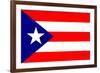 Puerto Rico National Flag-null-Framed Art Print