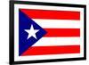Puerto Rico National Flag-null-Framed Art Print