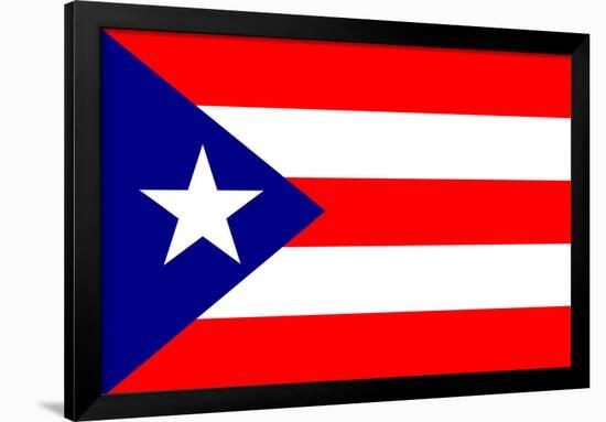 Puerto Rico National Flag-null-Framed Art Print