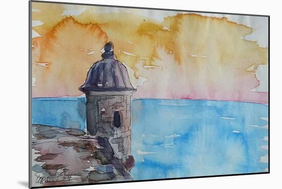 Puerto Rico Seaview from Fort El Morro-Markus Bleichner-Mounted Art Print