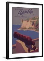 Puerto Rico, USA - Travel Promotional Poster-Lantern Press-Framed Art Print