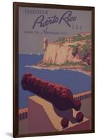 Puerto Rico, USA - Travel Promotional Poster-Lantern Press-Framed Art Print