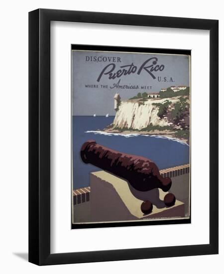 Puerto Rico-null-Framed Giclee Print