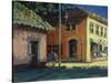 Puerto Vallarta Street Scene-Patti Mollica-Stretched Canvas