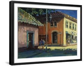 Puerto Vallarta Street Scene-Patti Mollica-Framed Giclee Print