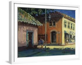 Puerto Vallarta Street Scene-Patti Mollica-Framed Giclee Print