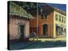 Puerto Vallarta Street Scene-Patti Mollica-Stretched Canvas