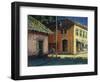 Puerto Vallarta Street Scene-Patti Mollica-Framed Giclee Print