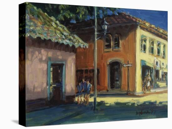 Puerto Vallarta Street Scene-Patti Mollica-Stretched Canvas