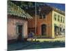 Puerto Vallarta Street Scene-Patti Mollica-Mounted Giclee Print