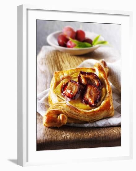 Puff Pastry Pastries with Plums-Paul Williams-Framed Photographic Print