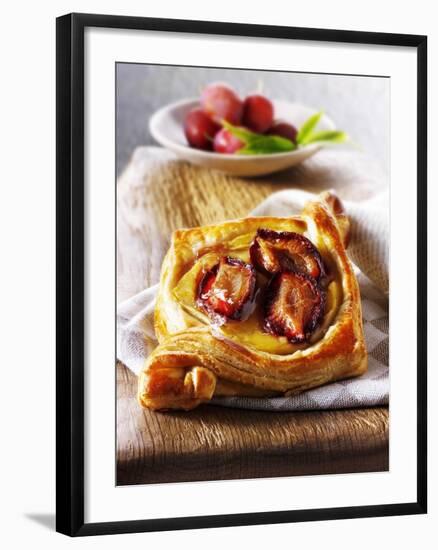 Puff Pastry Pastries with Plums-Paul Williams-Framed Photographic Print