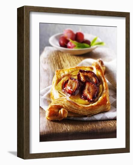 Puff Pastry Pastries with Plums-Paul Williams-Framed Photographic Print