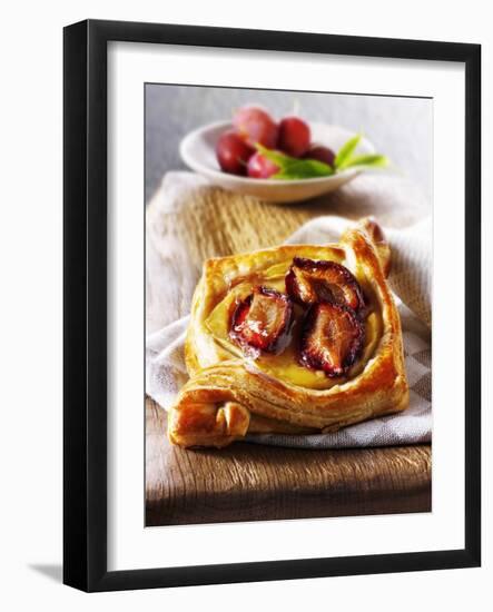 Puff Pastry Pastries with Plums-Paul Williams-Framed Photographic Print