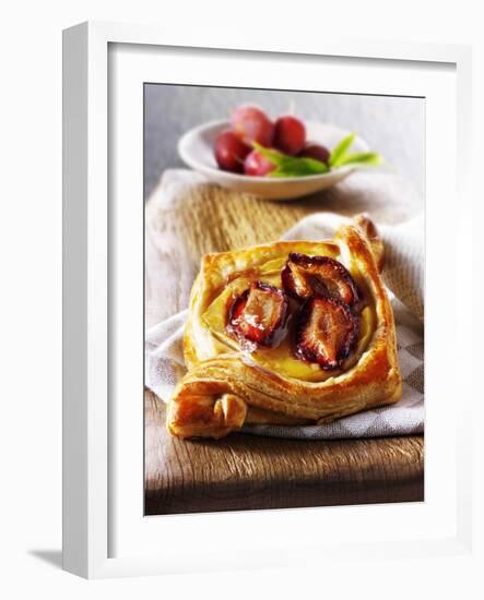 Puff Pastry Pastries with Plums-Paul Williams-Framed Photographic Print