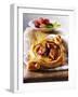 Puff Pastry Pastries with Plums-Paul Williams-Framed Photographic Print