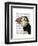 Puffin Portrait-Fab Funky-Framed Art Print