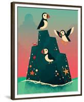 Puffin Rock-Michael Buxton-Framed Premium Giclee Print