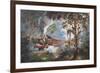 Puffing Billy 1-John Bradley-Framed Giclee Print