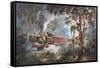 Puffing Billy 1-John Bradley-Framed Stretched Canvas