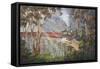 Puffing Billy 2-John Bradley-Framed Stretched Canvas