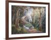 Puffing Billy in Sherbrook Forest-John Bradley-Framed Giclee Print