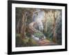 Puffing Billy in Sherbrook Forest-John Bradley-Framed Giclee Print