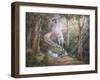 Puffing Billy in Sherbrook Forest-John Bradley-Framed Giclee Print