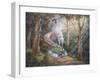 Puffing Billy in Sherbrook Forest-John Bradley-Framed Giclee Print