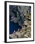 Puffins on Cliffs, Hermaness Nature Reserve, Unst, Shetland Islands, Scotland, UK-Patrick Dieudonne-Framed Photographic Print