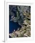 Puffins on Cliffs, Hermaness Nature Reserve, Unst, Shetland Islands, Scotland, UK-Patrick Dieudonne-Framed Photographic Print